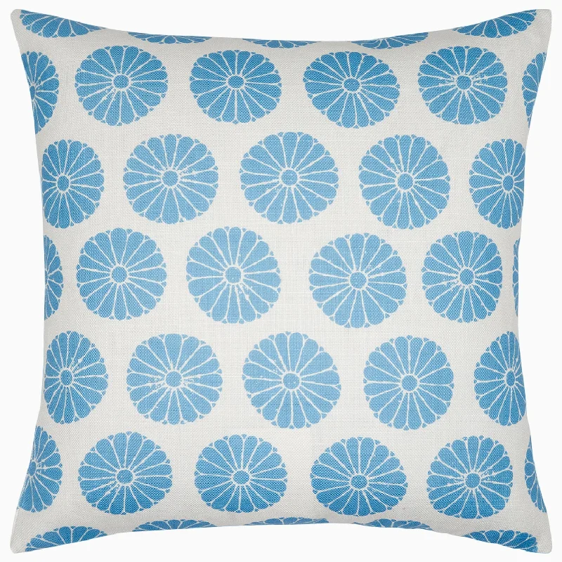 Aleesa Light Indigo Outdoor Decorative Pillow