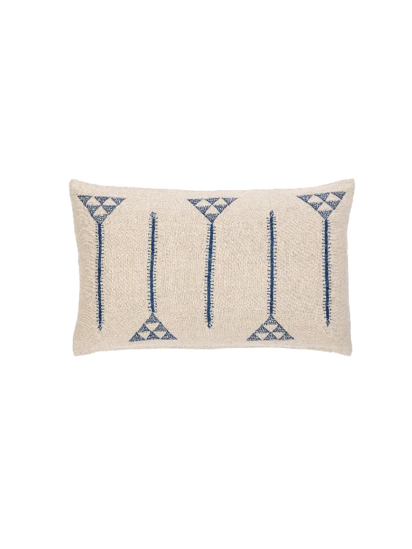 Anguri Lines Indigo Decorative Pillow Cover