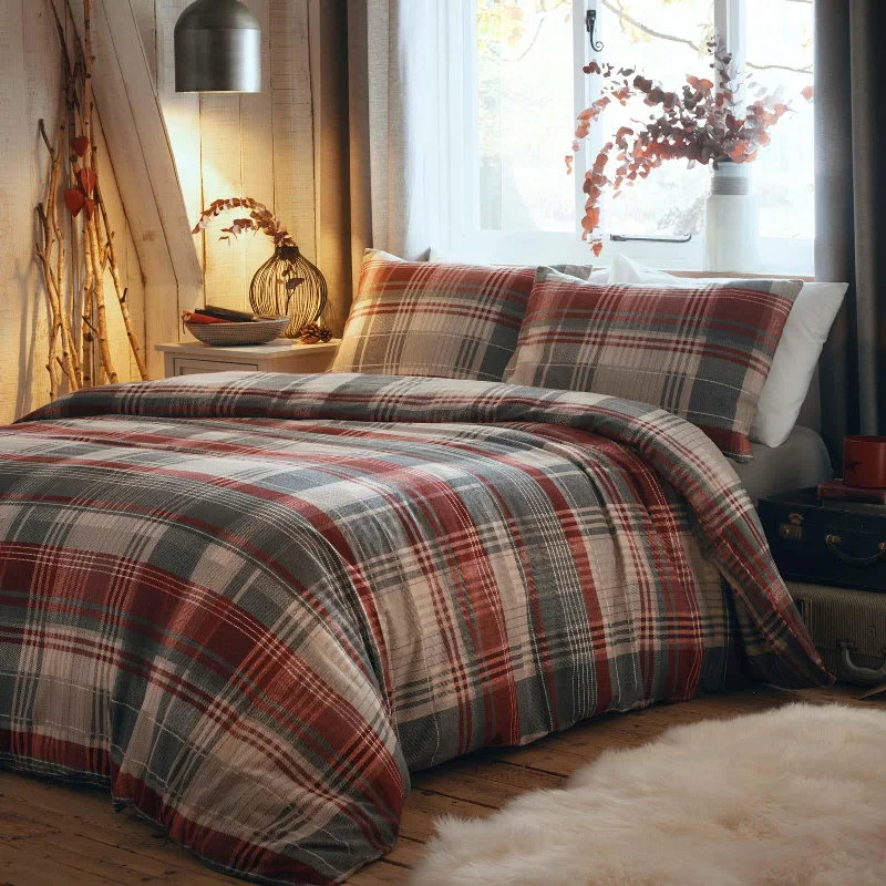 Connolly Flannelette Brushed Cotton Duvet Cover Set