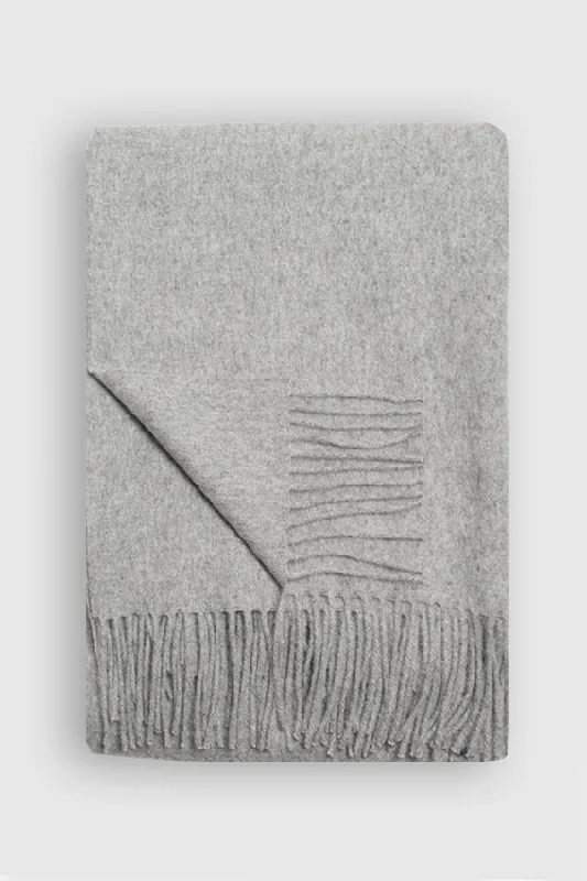 Bern Alpaca Throw Light Grey