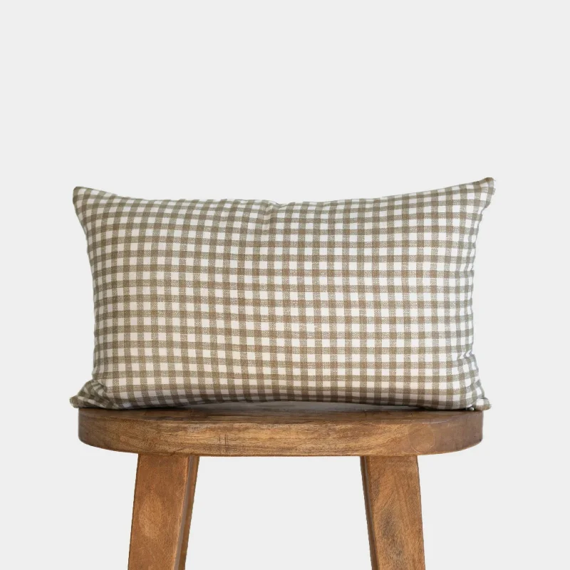 Gingham Lumbar - 12x20"