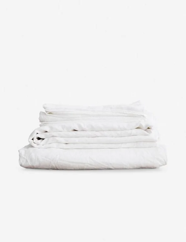 European Flax Linen® Sheet Set by Cultiver