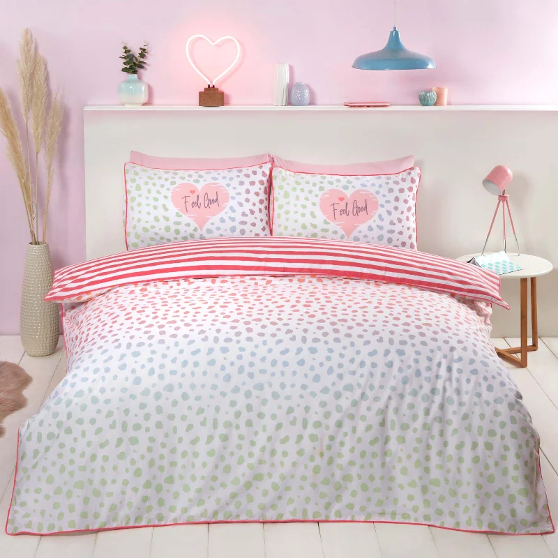 Dalmatian Duvet Cover Set Blush