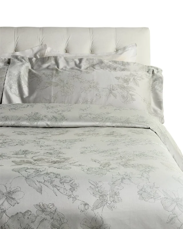 Dea Italian Linens Certaldo Jacquard 600 Thread Count Duvet Set