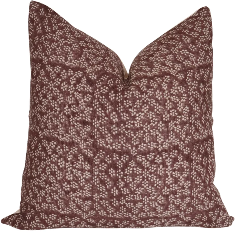 Dia Plum Pillow Cover