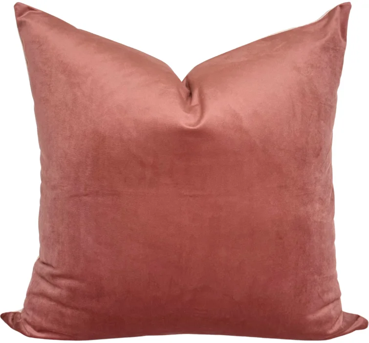 Dusty Rose Velvet Pillow cover