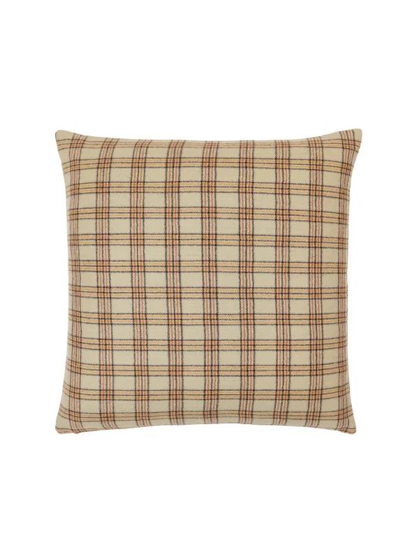 Highlands Mint Plaid Wool Pillow