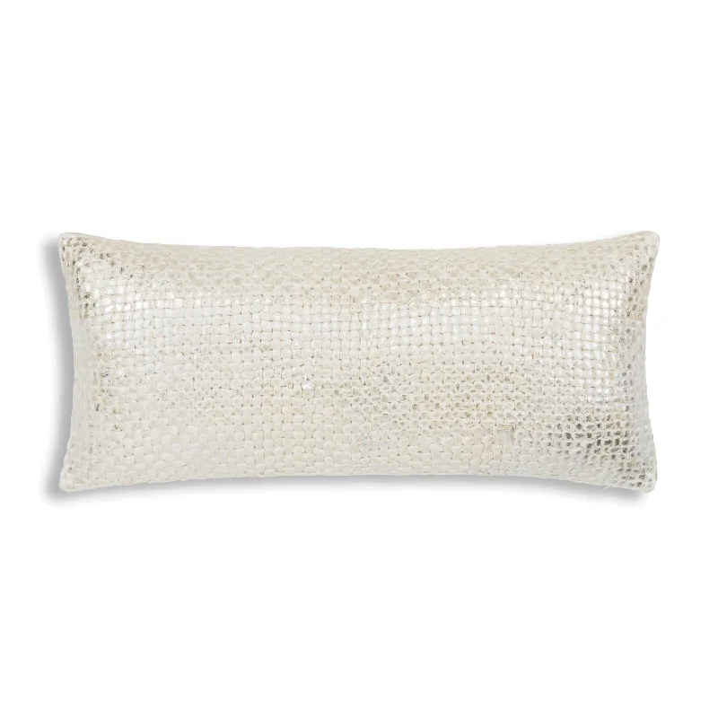 Mica Gold And Silver Pillow