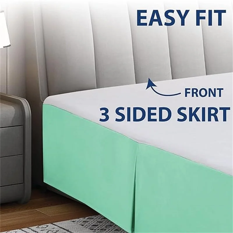 Microfiber Pleated Easy Fit Bed Skirt