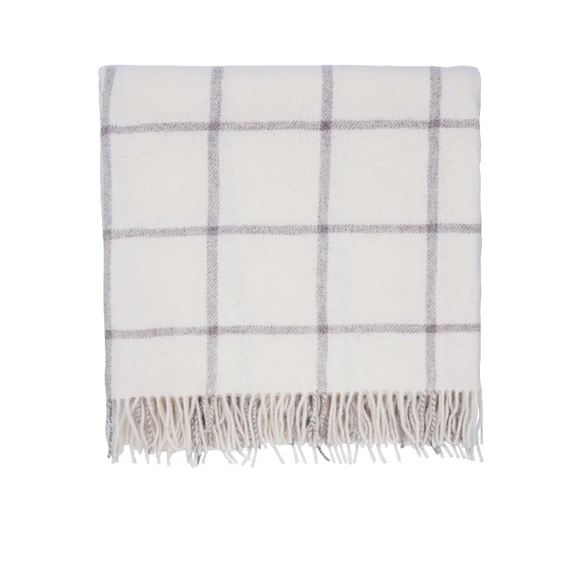 Beau Wool Throw, Linen