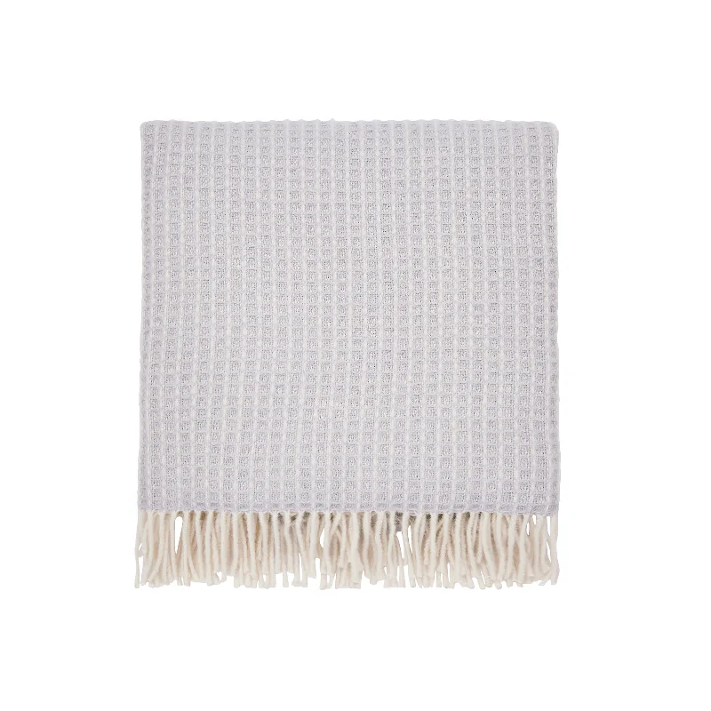 Burr Woven Throw, Cloud Grey