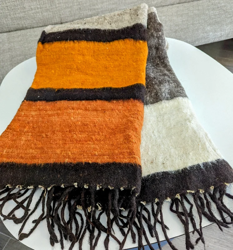 NARANJA WOOL BLANKET