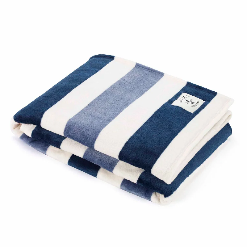 Nautica Striped Throw Blanket