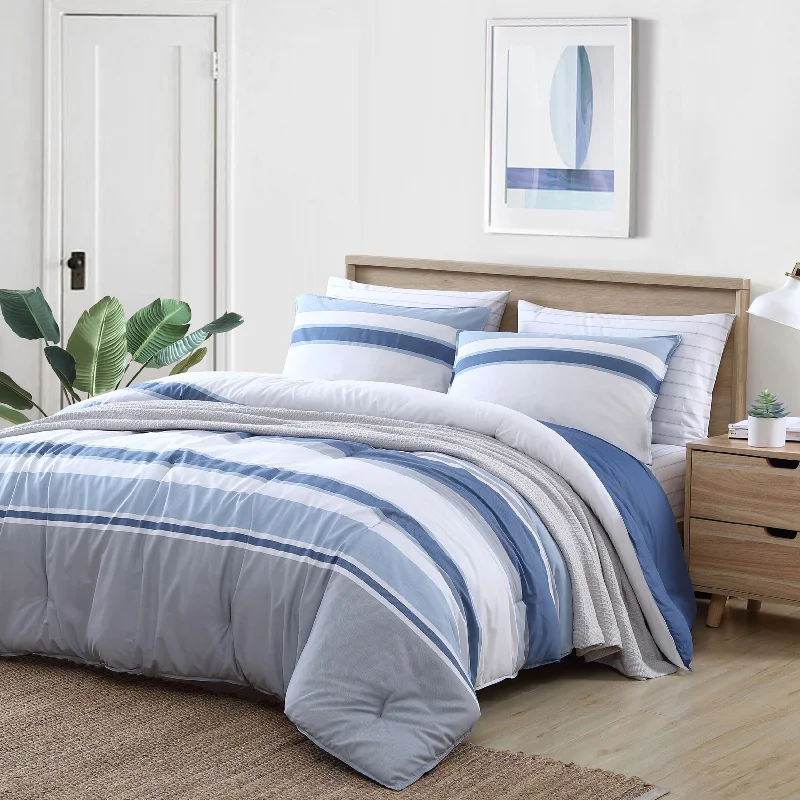 Nautica Trimmer Blue Comforter-Sham Set