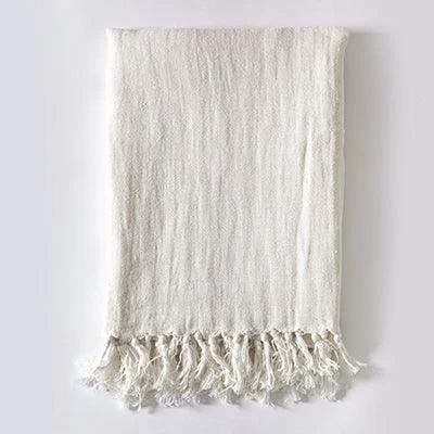 Pom Pom at Home Montauk Throw - Cream