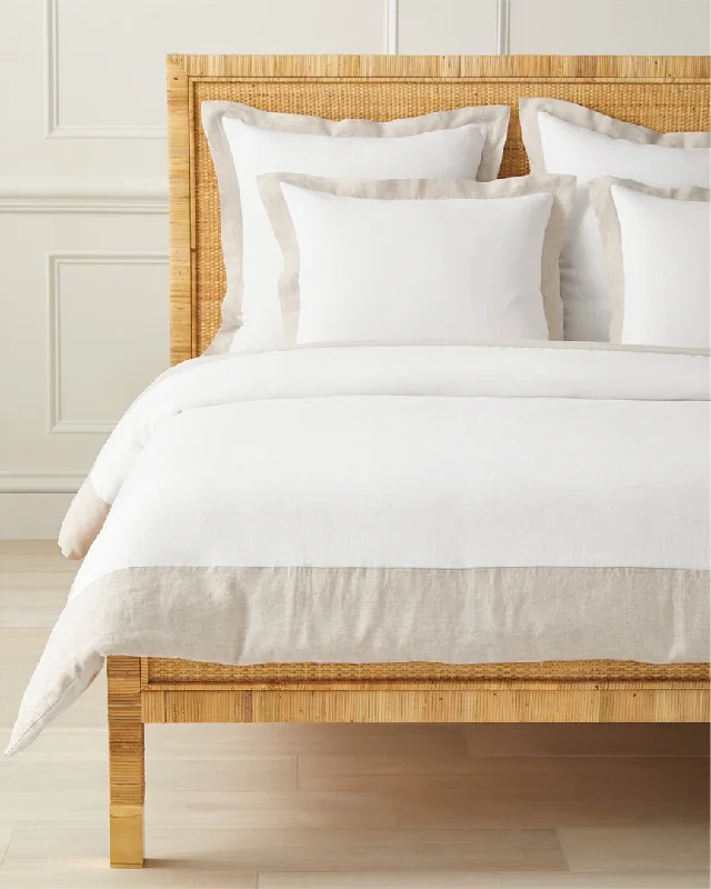 Serena & Lily Salento Linen Duvet