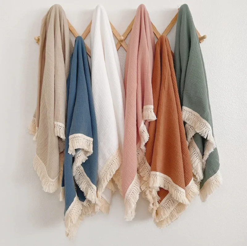 Tassel Toddler Blanket