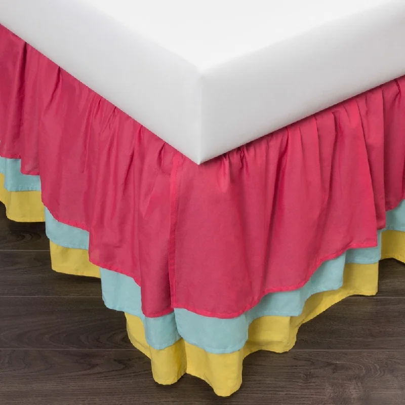 Trois 3-layer 18-inch Drop 3 Piece Tuck In Bed Skirt